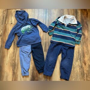 Toddler Boys Outfit Lot Long Sleeve 2T